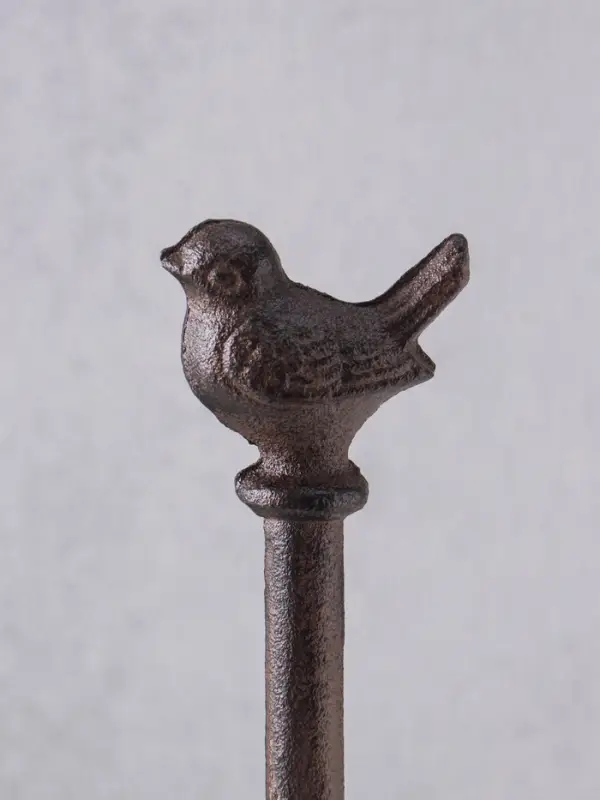 Фигурка чугун, держатель для полотенец бумажных &laquo;Птичка&raquo;, 12&times;12&times;33 см