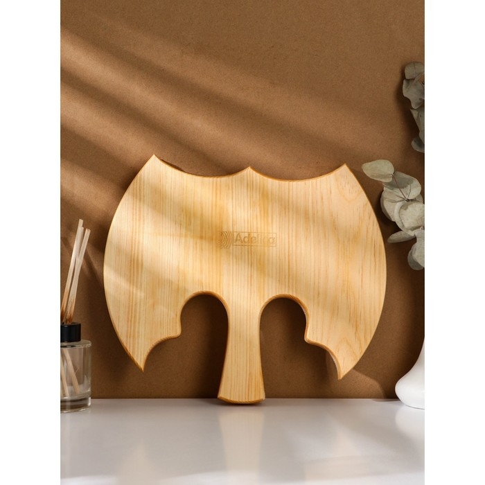 Менажница авторская Adelica «Молот», 26×30×2,2 см, цельный массив кедра Менажница авторская Adelica «Молот», 26×30×2,2 см, цельный массив кедра