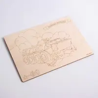 Доски для выжигания &laquo;Боевая техника&raquo;