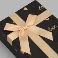 Набор подарочных коробок 3 в 1, с бантом, 23&times;16&times;9.5 см, 21&times;14&times;8 см, 19&times;12&times;6.5 см