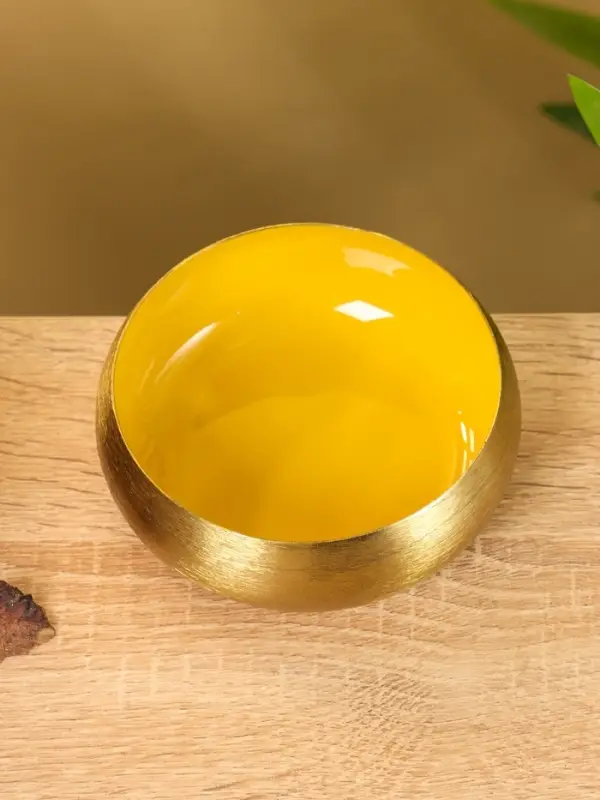 Подсвечник с золотым покрытием, 11×11×4 см