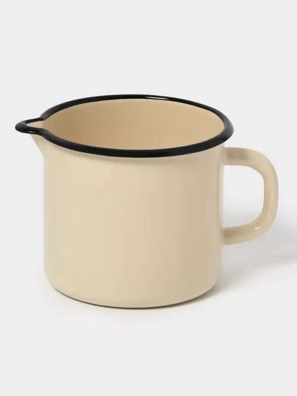 Круж.с нос.б/к 1л (слоновая)Без декора