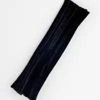 Синельная проволока, набор 50 шт., чёрная, 30 см