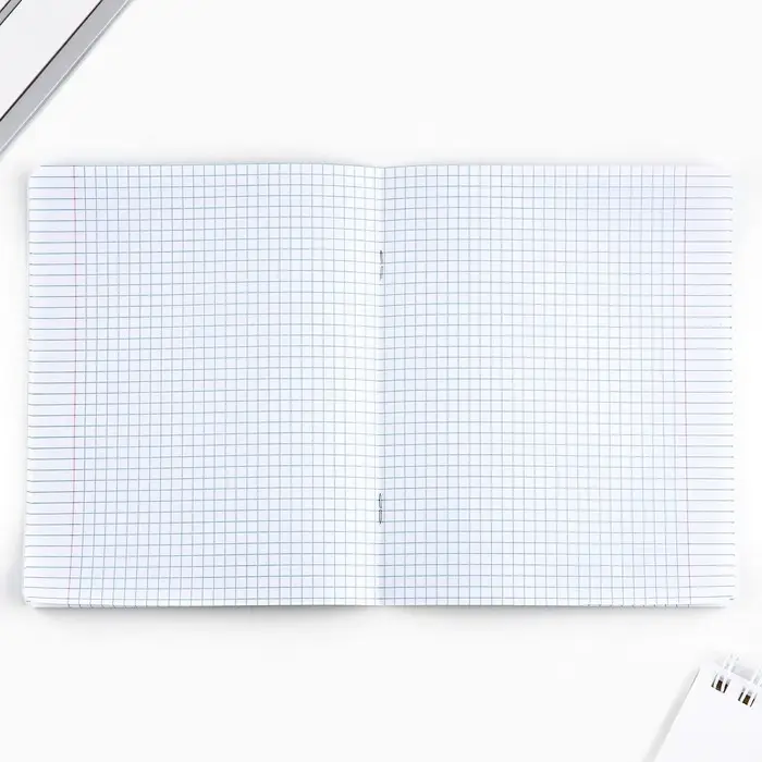 Тетрадь в клетку 24 листа А5, на скрепке &laquo;Классика&raquo;, обложка мелованный картон, 5 видов МИКС