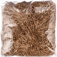 Наполнитель бумажный Крафт корич пл80гр крафт офсет, уп. 500гр арт.БН-500кр