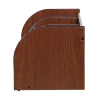 Органайзер 7 секций, 2 выдвижных ящика, серия Орех с кантом темным, 16&times;30&times;15 см