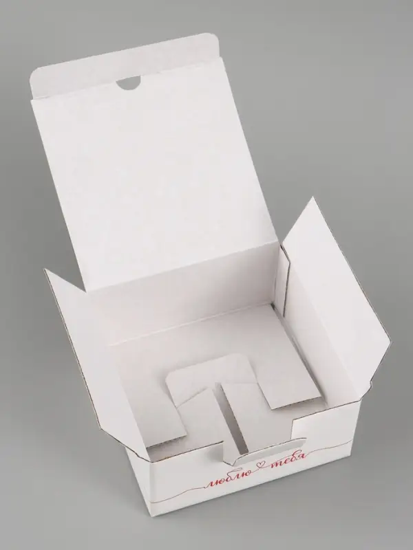 Коробка подарочная самосборная &laquo;Люблю тебя&raquo;, 15&times;15&times;7 см