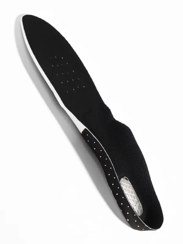 Стельки для обуви, универсальные, спортивные, дышащие, р-р RU до 41 (р-р Пр-ля до 40), 26.5 см, пара, чёрные