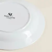 Тарелки глубокие SL Home &laquo;Винтаж фрэнч&raquo;, d=22.5 см, набор 2 шт., 300 мл, фарфор, белые
