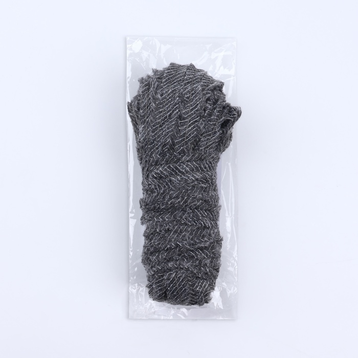 Лента по косой со строчкой, 10 мм × 50 м, цвет серый Лента по косой со строчкой, 10 мм × 50 м, цвет серый