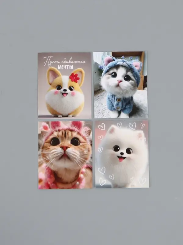 Набор мини-открыток &laquo;Малышам&raquo;, 35 штук, 8 x 9,5 см