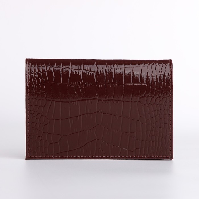 Обложка для паспорта, цвет коричневый