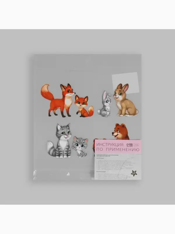 Термонаклейка &laquo;Мамы с малышами&raquo;, 19.5&times;21 см, 4 дизайна