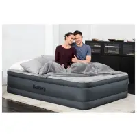 Кровать надувная Fortech, 203&times;152&times;46 см, со встроенным электронасосом, 69075 Bestway