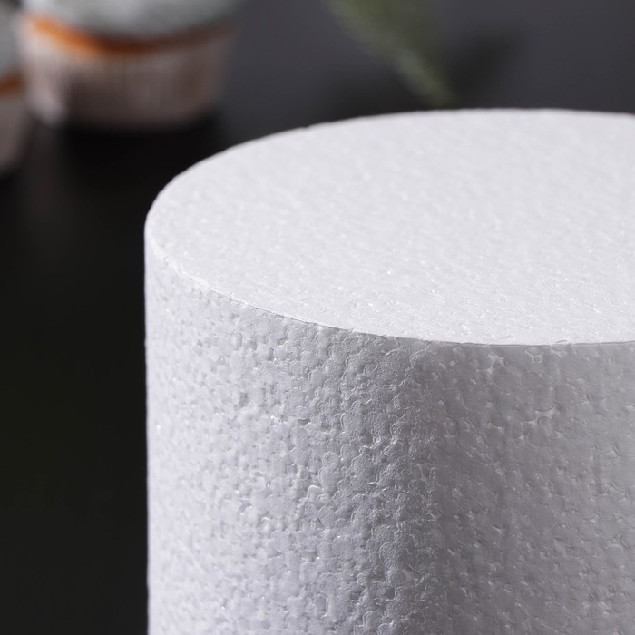 Фальшярус для торта круглый, d=16 см, h=10 см, белый Фальшярус для торта круглый, d=16 см, h=10 см, белый