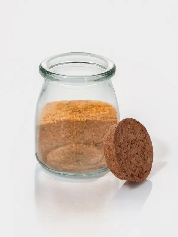 Набор баночек для специй Доляна &laquo;Парфе&raquo;, 200 мл, 7&times;7&times;8.5 см, с пробковой крышкой, 12 шт., стекло