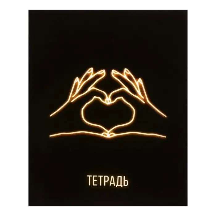 Тетради 5 штук, 48 листов в клетку Calligrata Neon, обложка мелованный картон, УФ-лак, блок офсет