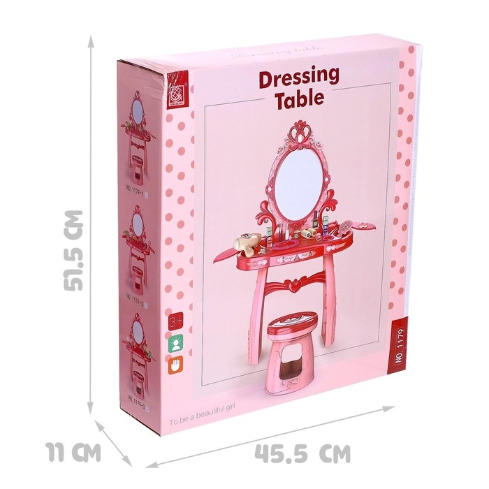 Игровой набор «Столик модницы» с аксессуарами, МИКС Игровой набор «Столик модницы» с аксессуарами, МИКС