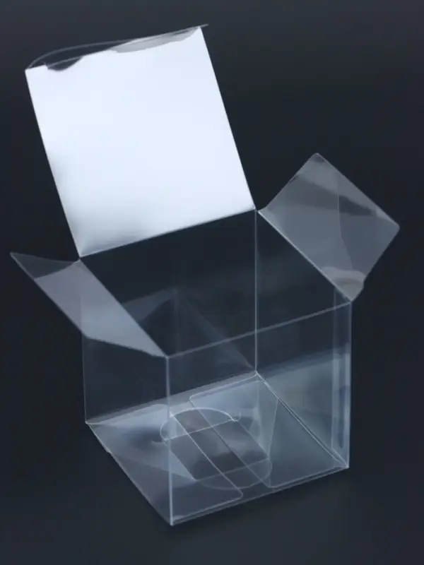 Складная прозрачная коробка из PVC, для упаковки подарков, 7×7×7 см Складная прозрачная коробка из PVC, для упаковки подарков, 7×7×7 см