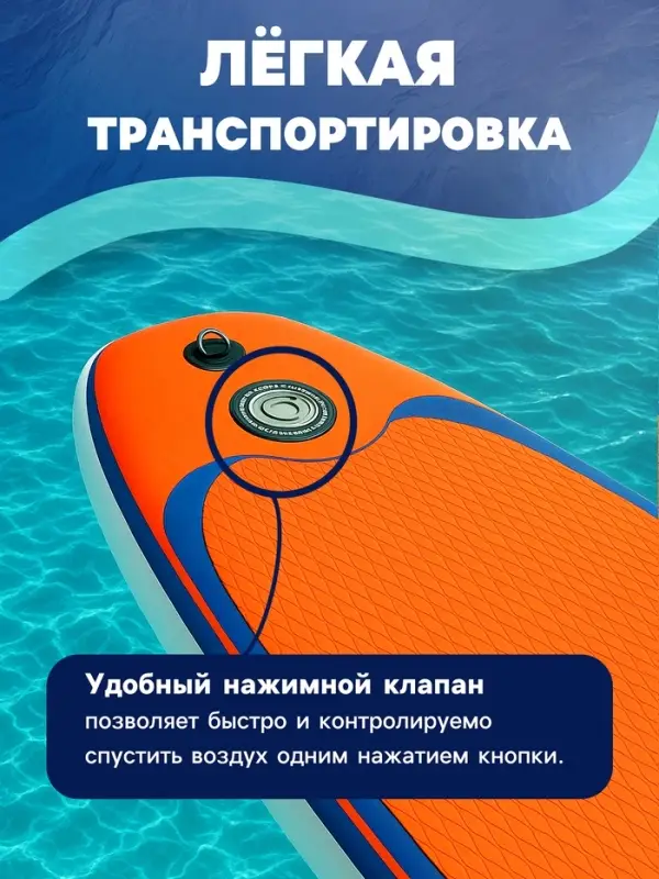 Сапборд надувной универсальный KELPIE, 10.8 Сапборд надувной универсальный KELPIE, 10.8" 323×80×15 см