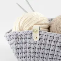 Бирка с кнопкой &laquo;Мандала&raquo; TEIRA, с тиснением, 8&times;1.5 см, 10 шт., цвет золотой, молочный