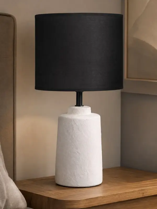 Лампа настольная RISALUX &laquo;Мирана&raquo;, Е14, 40 Вт, белая, 18&times;18&times;34 см