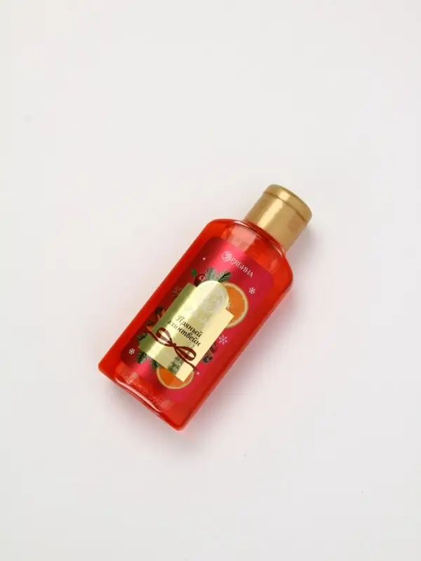 Гель для душа новогодний, аромат: пряный глинтвейн, 100 мл, Ural Lab