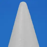 Конус из пенопласта для поделок и творчества, набор 6 шт., 8&times;4.5 см