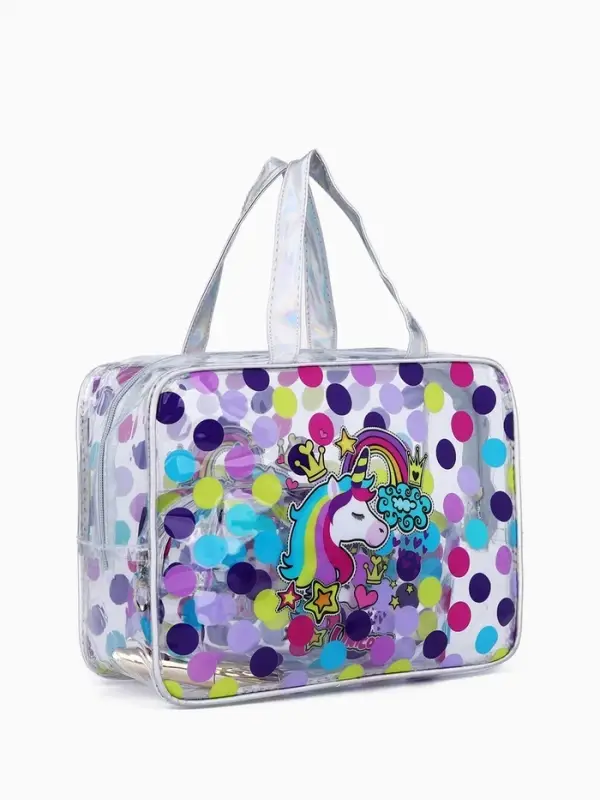 Набор косметичек для бассейна 2 в 1, с рисунком, разноцветный