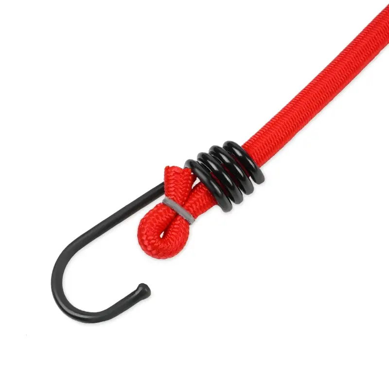 Резинка крепления груза 80 см x 8 мм, 4 шт "ПАУК" (метал.крючки) AVS TL-04