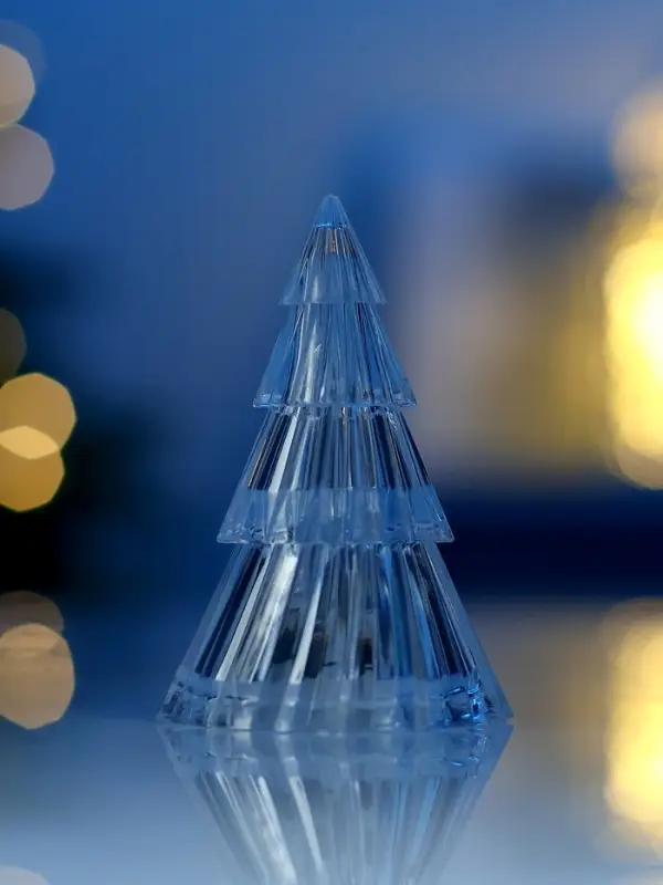 Световая фигура  Световая фигура "Елочка", 9 см, 1 LED, LR44x3, RGB