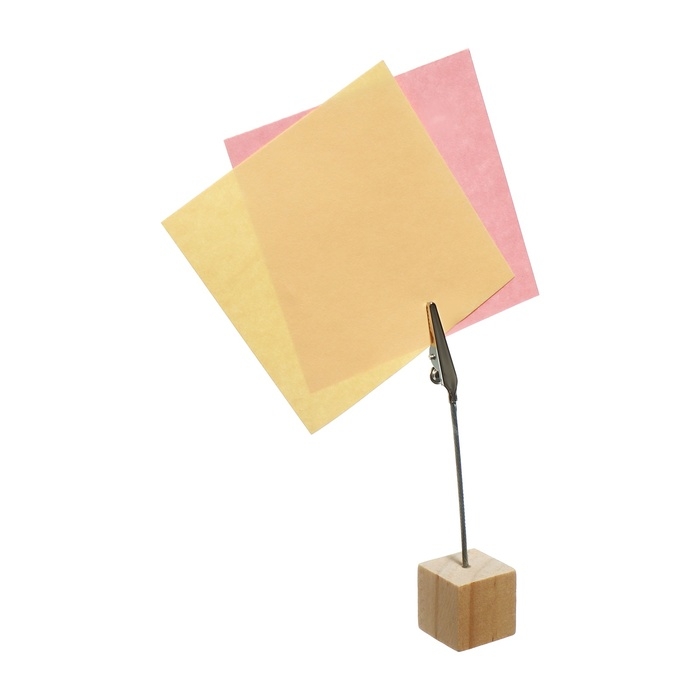 Набор зажимов-держателей для бумаг и визиток из дерева, 5 штук Набор зажимов-держателей для бумаг и визиток из дерева, 5 штук