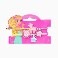 Браслеты детские парные "Выбражулька" неразлучники, пегас, звезды, разноцветный