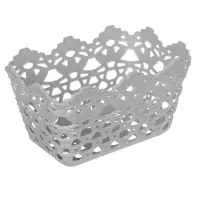 VETTA Корзинка универсальная "Цветы", 15х10х8,5см, пластик, 2 цвета