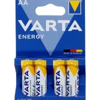 Батарейка алкалиновая Varta Energy, AA, LR6-4BL, 1.5 В, блистер, 4 шт.
