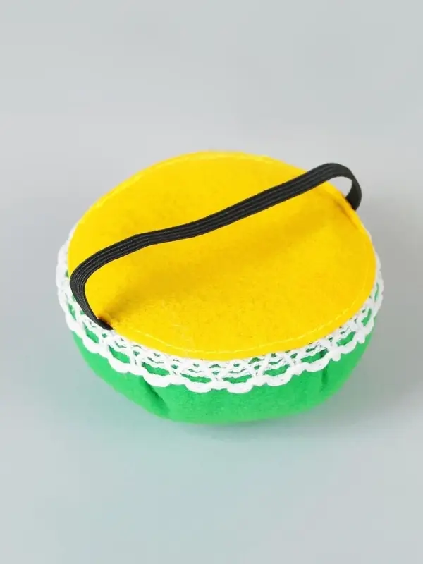 Игольница на руку, d=8 см, зелёная