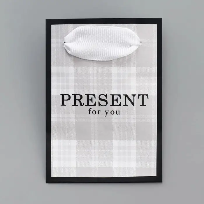 Пакет подарочный ламинированный, упаковка, «Подарок», 7 х 10 х 7 см