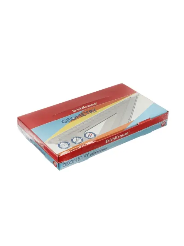 Треугольник 60*, 22 см, ErichKrause Clear