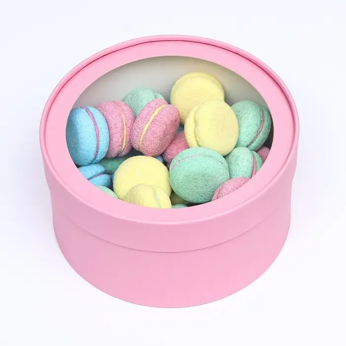 Подарочная коробка "Нежность" розовая, завальцованная с окном,21х11 см