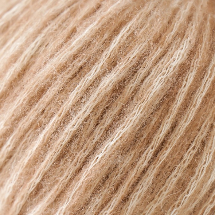 Пряжа для вязания спицами, крючком «Троицкая. Фиджи», 20% мериносовая шерсть, 60% хлопок, 20% акрил, 95 м/50 г, (579 св. кофейный)