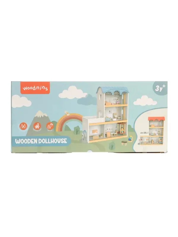 Кукольный домик с мебелью Кукольный домик с мебелью