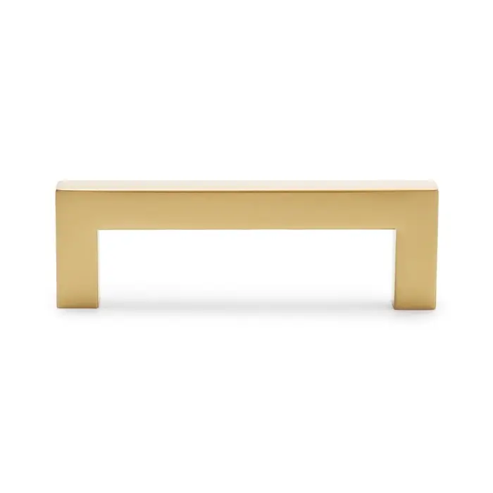 Ручка-скоба CAPPIO SQUARE RSC008, нержавеющая сталь, м/о 96 мм, цвет матовое золото