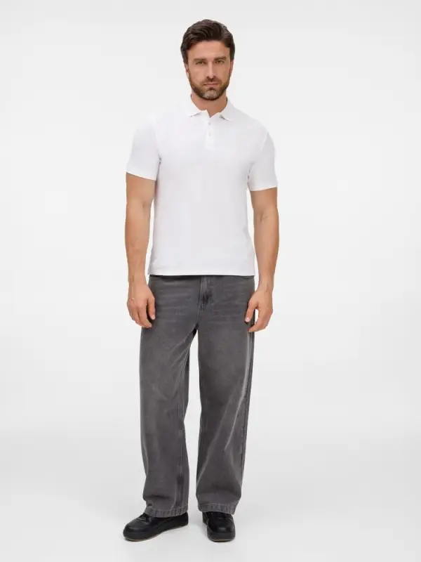 Рубашка поло унисекс Tervise, белая, размер L