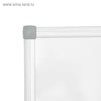 Доска магнитно-маркерная 120&times;240 см, Calligrata СТАНДАРТ, в алюминиевой рамке, с полочкой