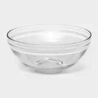 Салатники Доляна &laquo;Классика&raquo; с крышками, набор 5 шт.: 900/500/350/200/130 мл, стекло, голубые