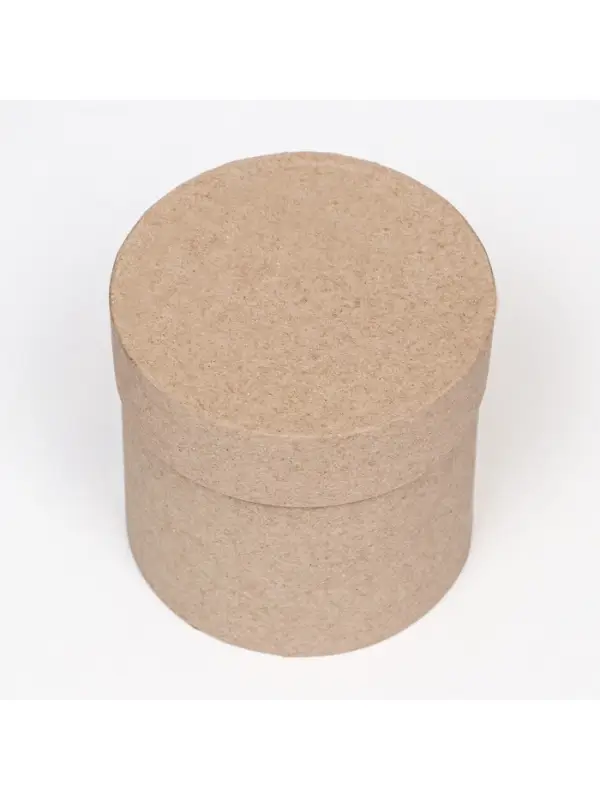 Коробка подарочная круглая, шляпная, крафт, 10&times;10 см