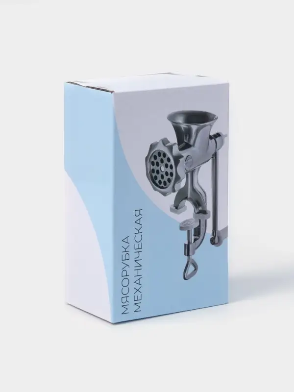 Мясорубка ручная &laquo;Советская&raquo;, алюминий, 22.5&times;13.5 см, серебристая