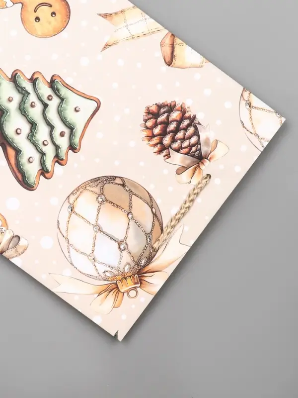 Пакет подарочный новогодний ламинированный, «Дед Мороз в лесу» , 18×10×22.3 см Пакет подарочный новогодний ламинированный, «Дед Мороз в лесу» , 18×10×22.3 см