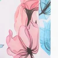 Сумка хозяйственная без застёжки, с цветочным принтом, 32&times;10&times;26 см, разноцветная