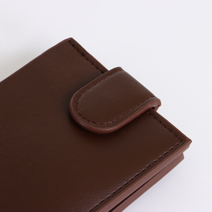 Портмоне мужское на кнопке, цвет коричневый Портмоне мужское на кнопке, цвет коричневый